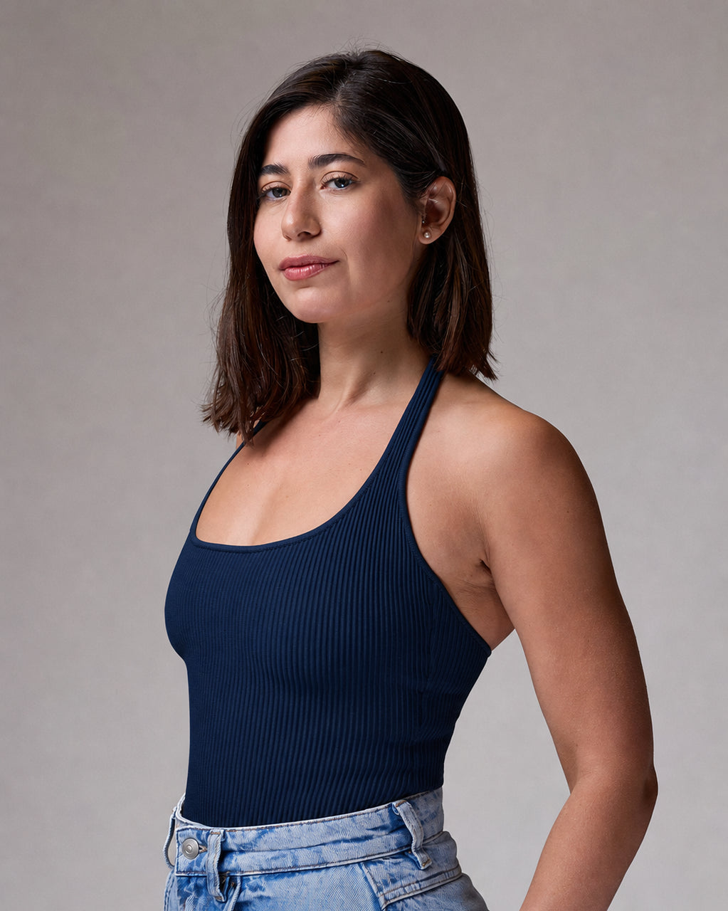 Collar Top | Royal Blue | רכישה מוקדמת
