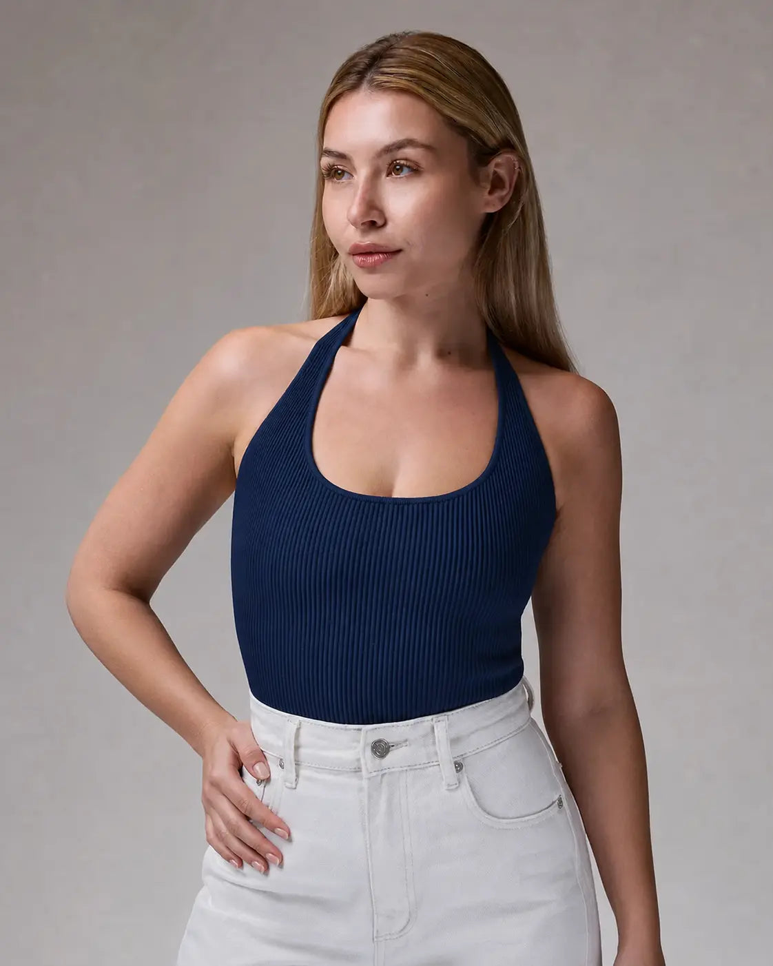 Collar Top | Royal Blue | רכישה מוקדמת