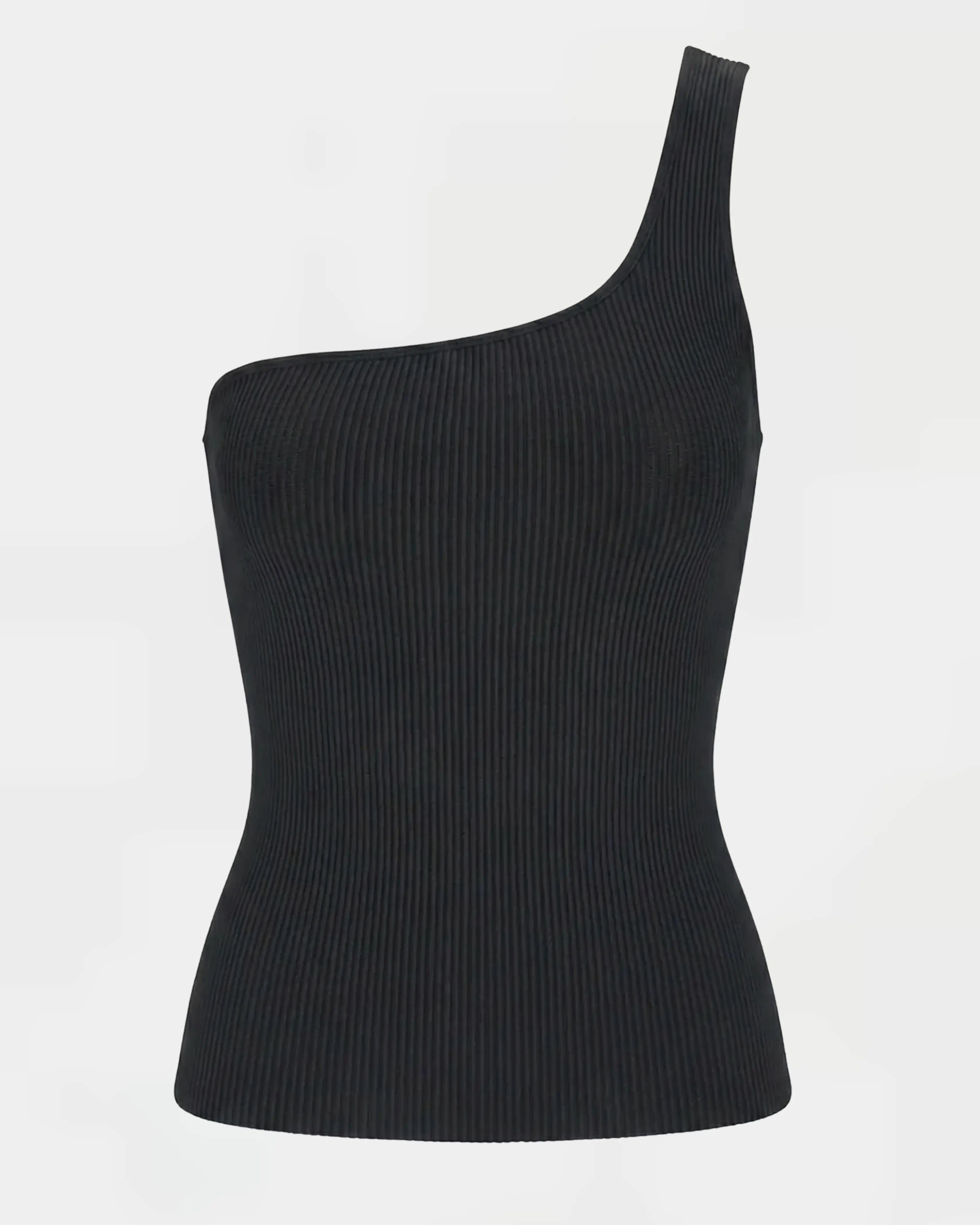 One Shoulder Top | Black