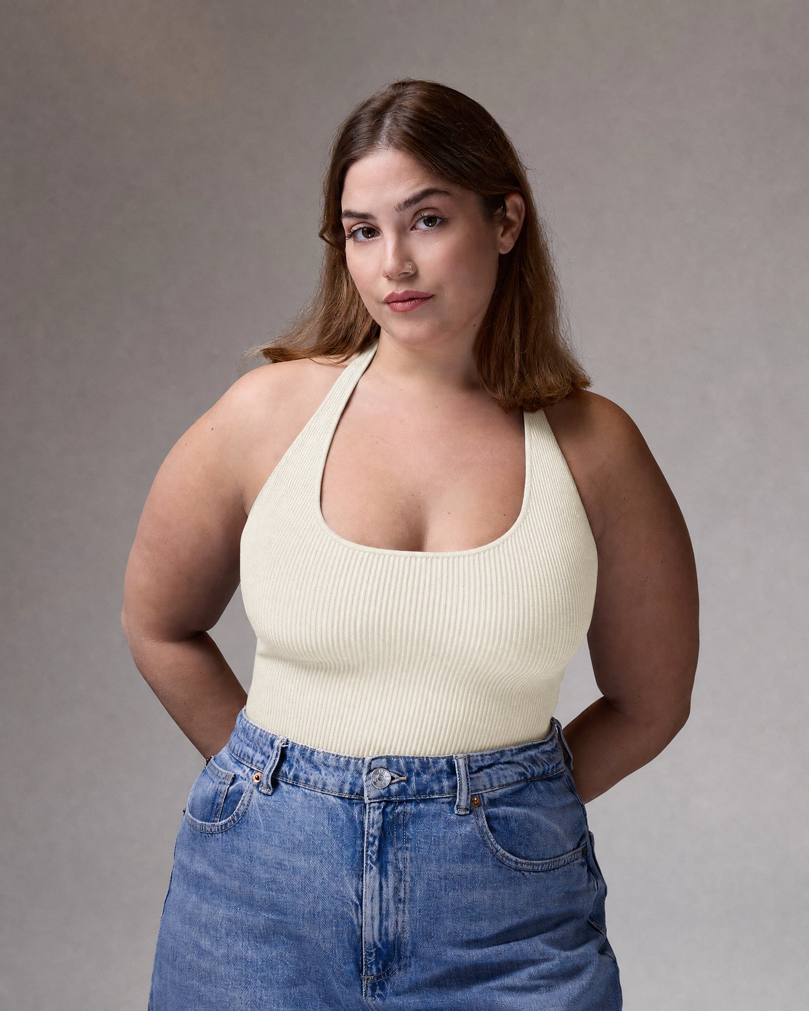 Collar Top | Pearl | רכישה מוקדמת