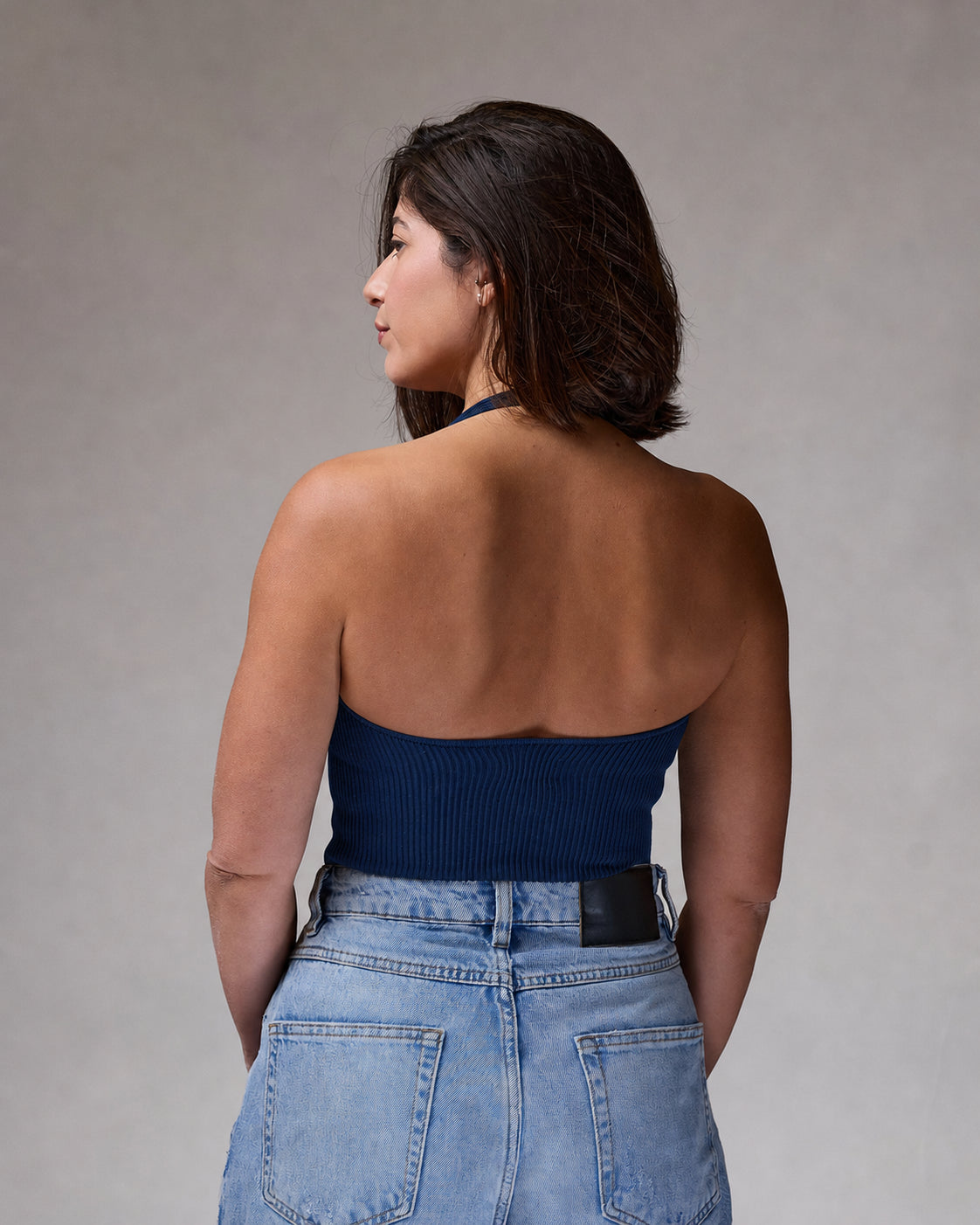 Collar Top | Royal Blue | רכישה מוקדמת