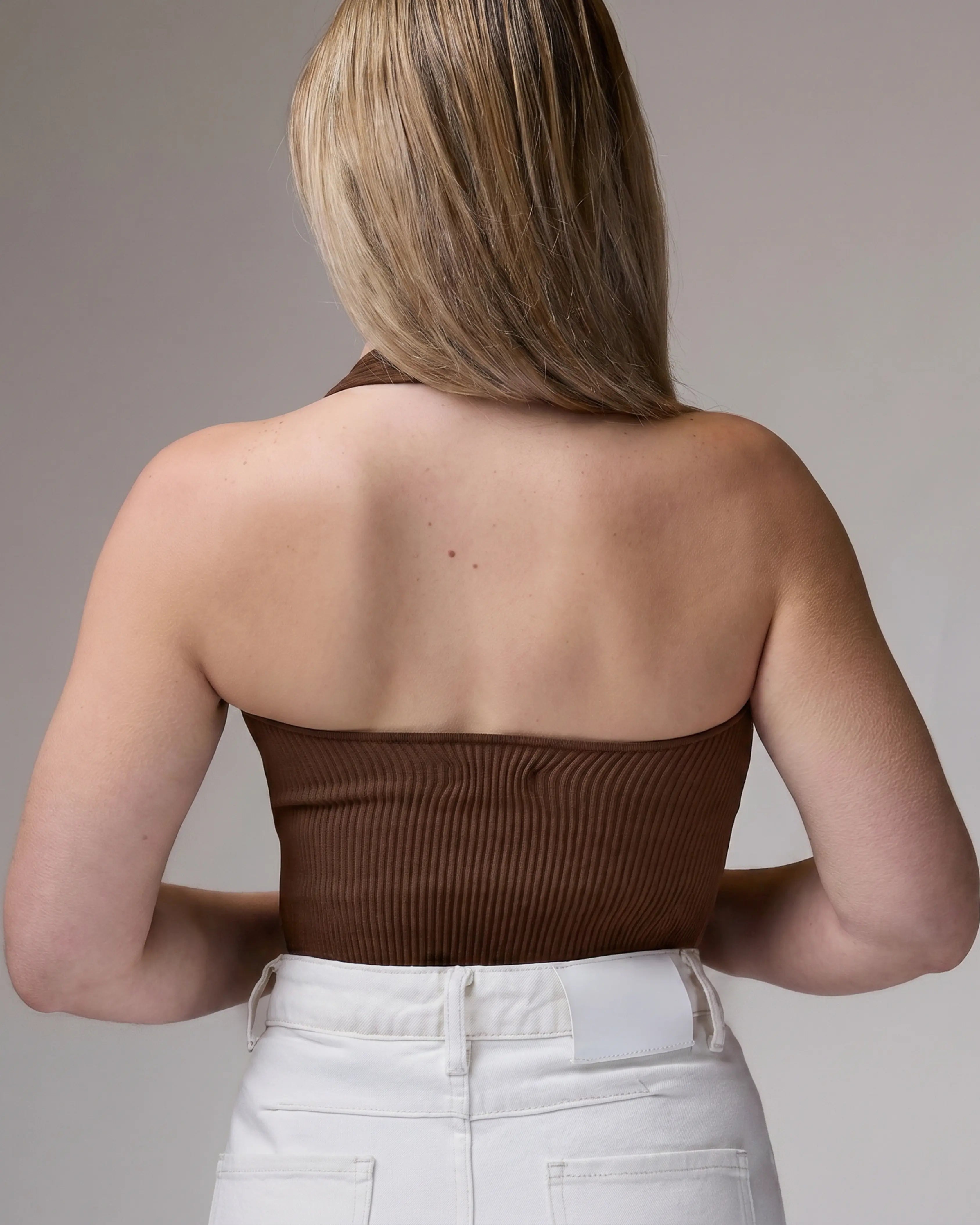 Collar Top | Espresso | רכישה מוקדמת