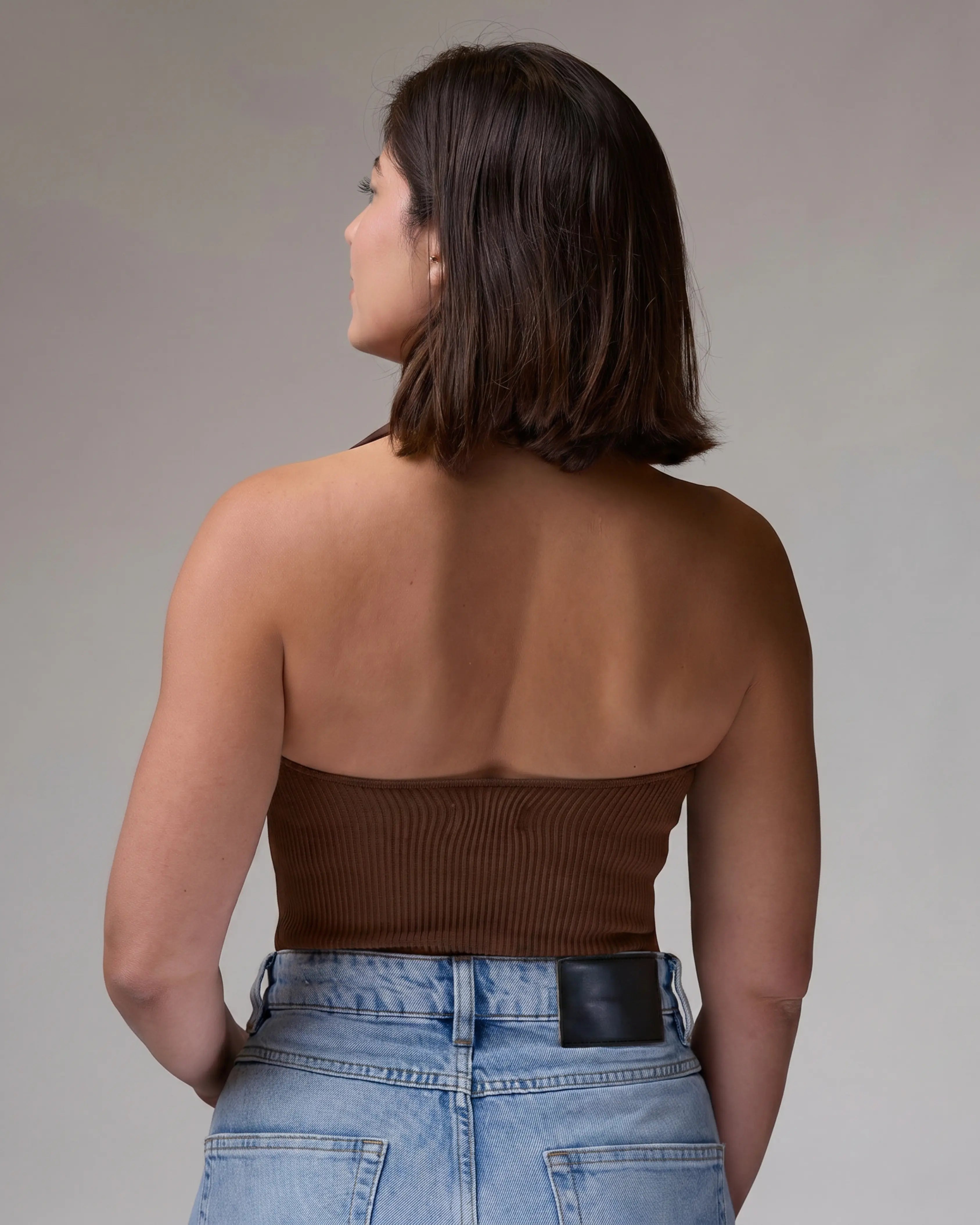 Collar Top | Espresso | רכישה מוקדמת